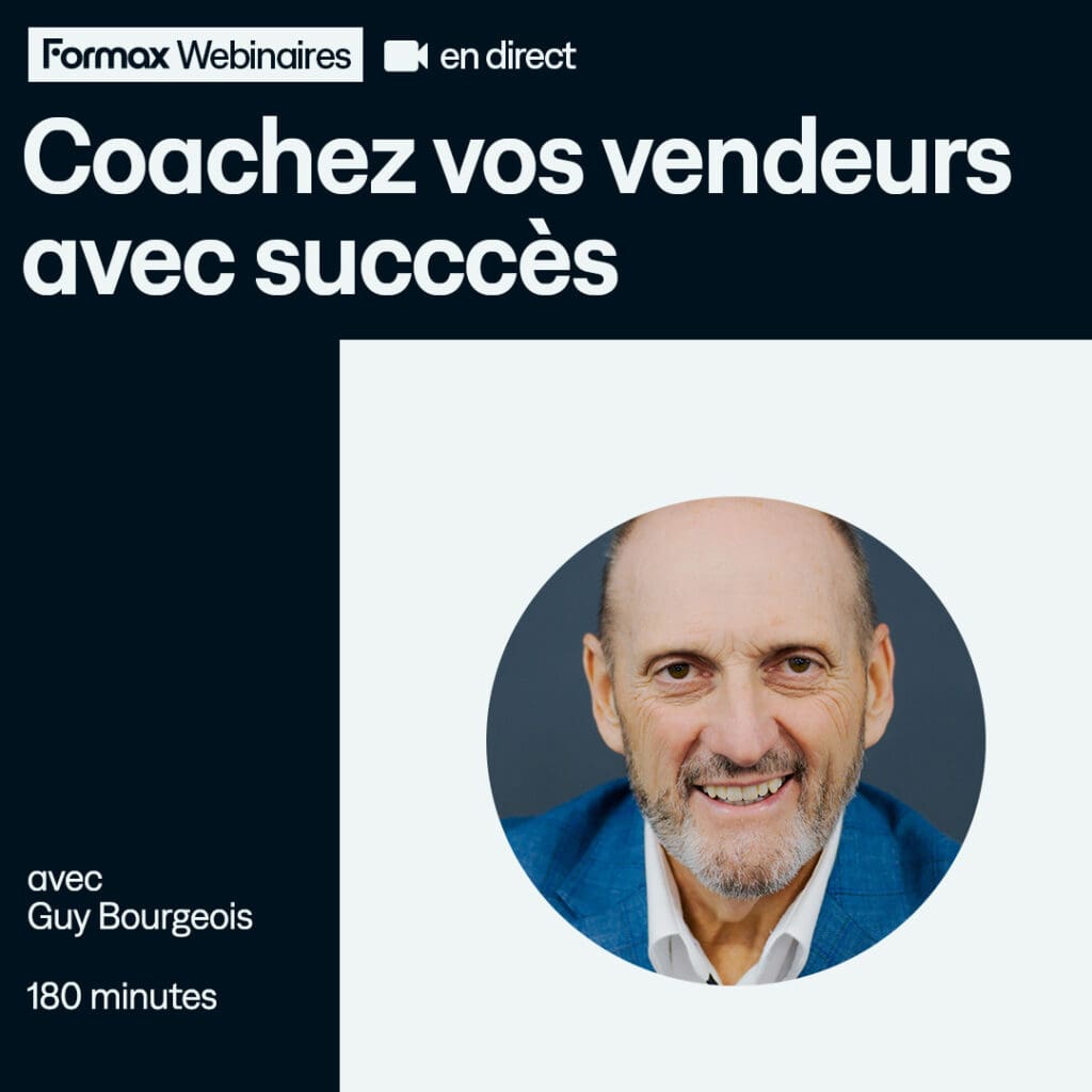 Conférencier, formateur en vente et leadership - Guy Bourgeois - Mes formations publiques